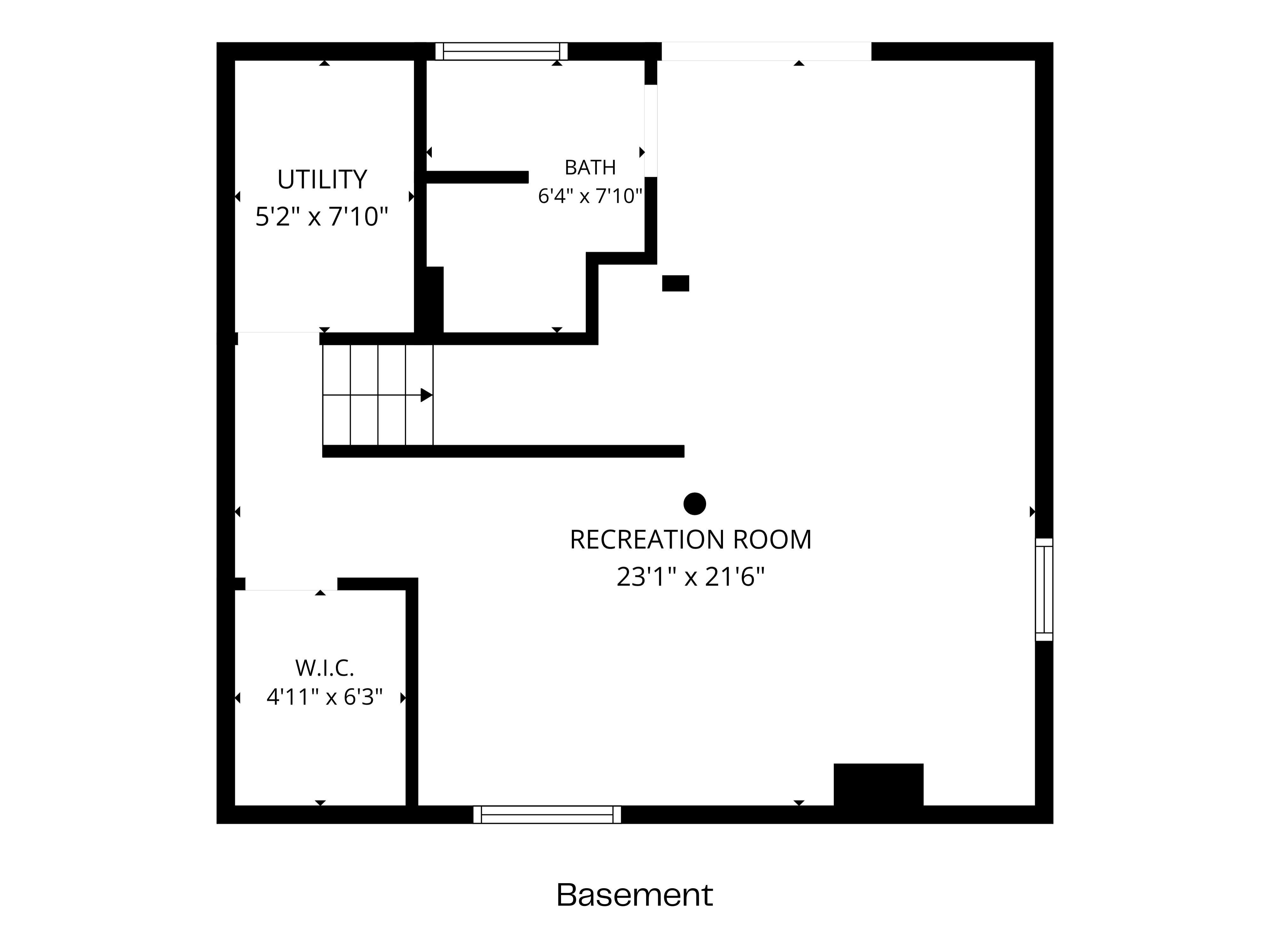 Basement floor plan