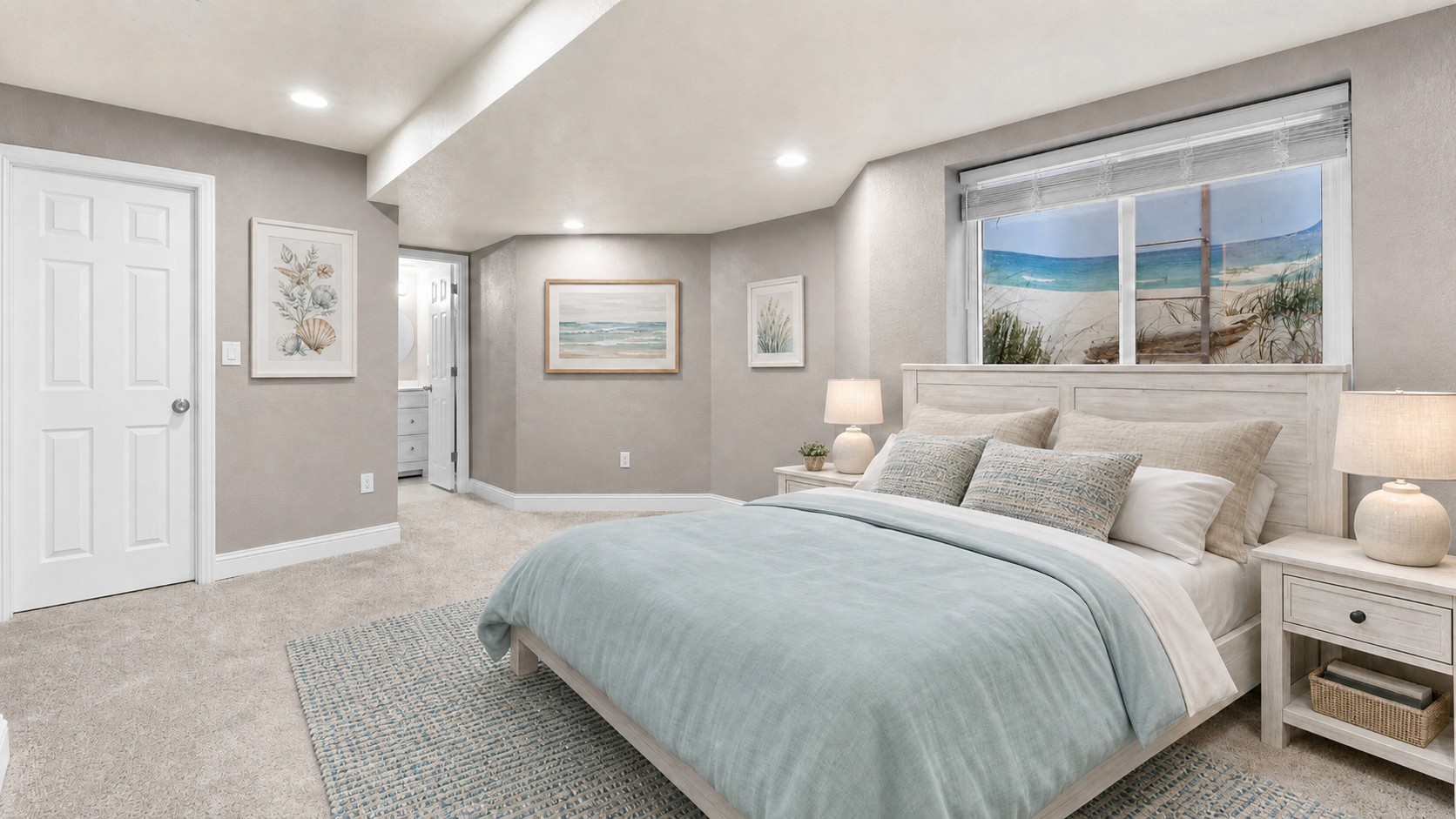 Lower-level bedroom
