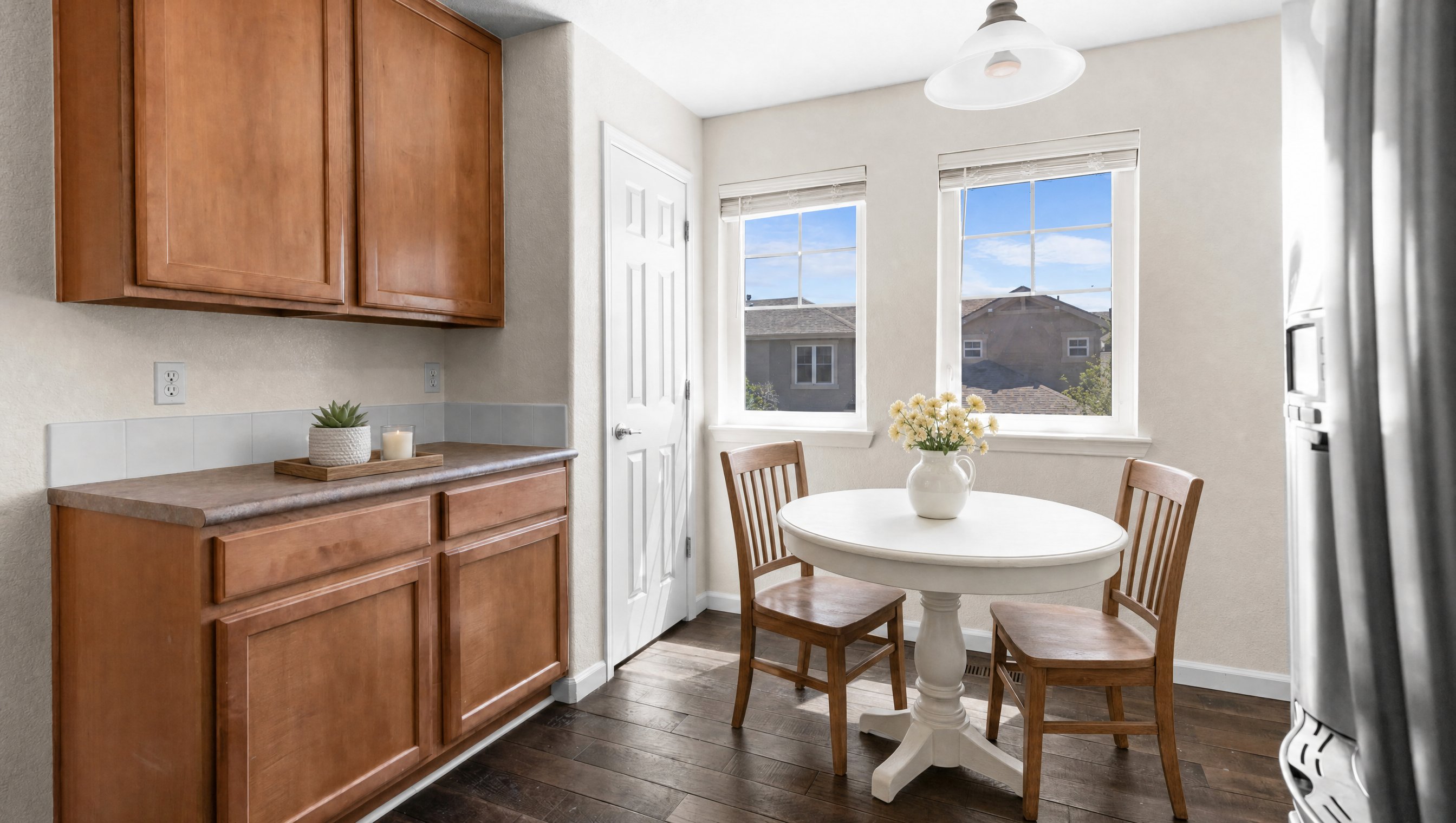 Dining nook off the kitchen